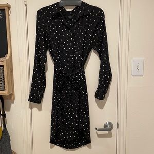 Ann Taylor Polka Dot Dress Medium